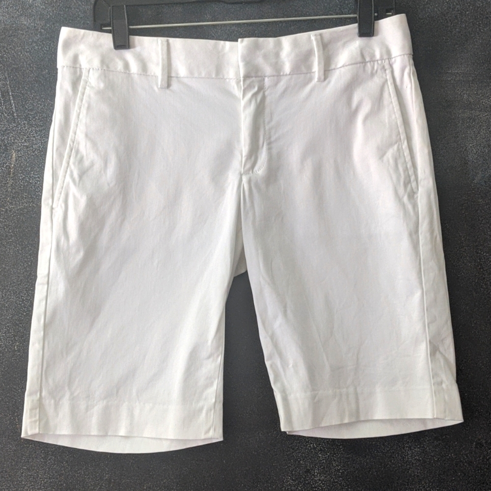 Banana Republic Cotton Stretch Bermuda Shorts